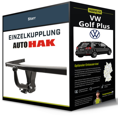 Starre Anhängerkupplung für VW Golf Plus 03.2009-12.2013 Typ 5M1/521 Auto Hak
