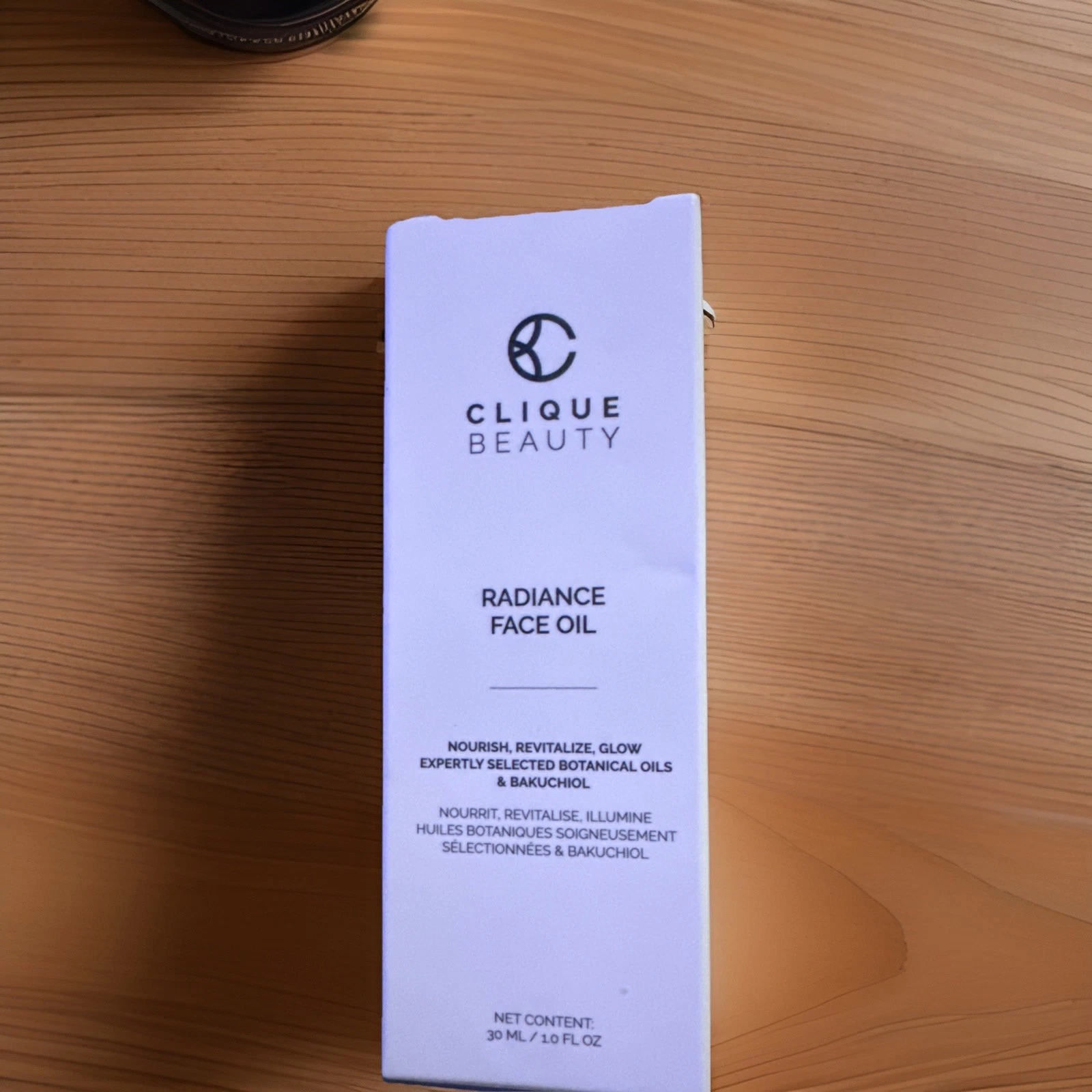 Clique Beauty Radiance Face Oil - 1 Oz. NIB!