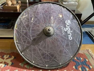 Vintage Sugino Tension Disc Rear Wheel 700c Shimano Hub Mavic Rim