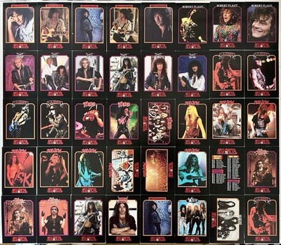 MEGA METAL Trading Cards x 40 von Impel 1991. Restposten / Konvolut. Musik / Megametal