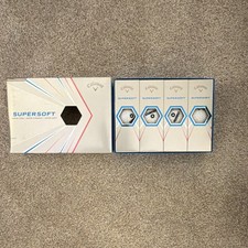 Callaway Supersoft White Golf Balls, Tour Preferred, 12 Pack 1 Dozen