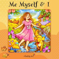 Me Myself & I Coloring Book For Adults And Teens, Featuring Cute Cozy Comfy G...