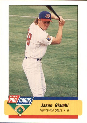 Jason Giambi 1994 Fleer ProCards #1336 RC Huntsville Stars *AutographDen*