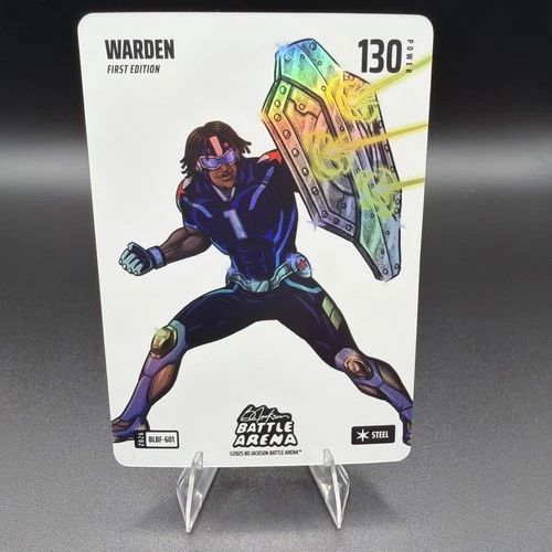 2026 Bo Jackson Battle Arena Blizzard Battle Steel Foil BLBF-601 Warden Cam Ward