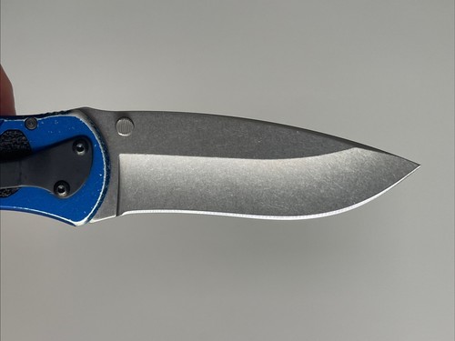 Kershaw 1670NBSW Blur Navy Blue Folding Knife Sandvik 14C28N Assisted USA - Picture 6 of 12