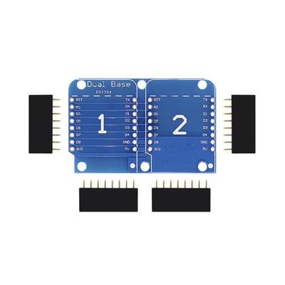 WeMos Protoboard Dual Base Shield Modul doppelseitig für Wemos D1 mini ESP8266