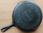 Nice Griswold No. 8 Cast Iron Skillet 704 G Smooth Bottom Large Block Logo FLAT
