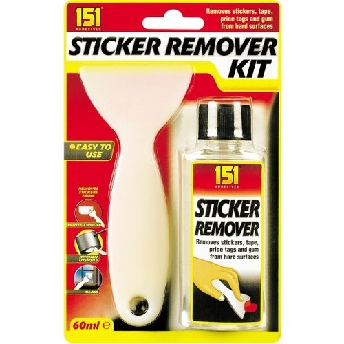 Sticker Remover Kit Removes Price Tags Labels Chewing Gum Sellotape