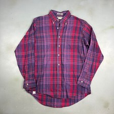 VINTAGE 80s Saddlebred Single Needle Tailored Striped Button Up Shirt sz M Adult