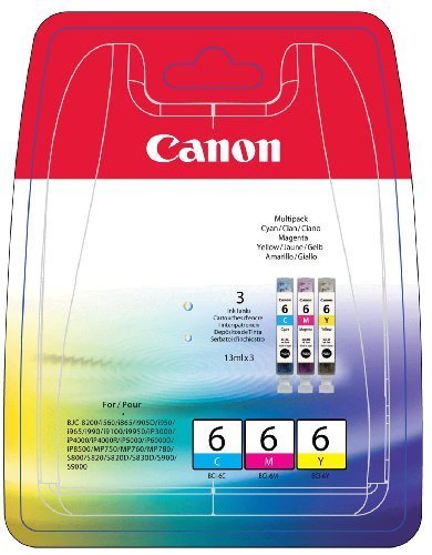 Genuine Original CANON BCI-6 Multipacks Black Cyan Magenta Yellow MP760 MP750 mp - 第 2/3 張圖片