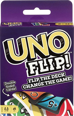 Uno Flip Card Game 100% Original - VERMEIDEN SIE FÄLSCHUNGEN - Ein aufregender neuer Twist On Uno 