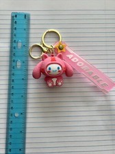 Cinnamoroll Rubber  Metal Keychain Sanrio New Fast Shipping 