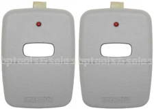 (2) 10 Digit Pins EZ Code Remote Control Garage Door Gate Opener Transmitter