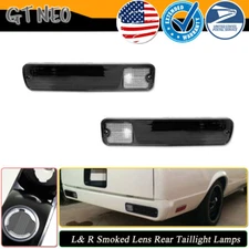 2x Smoke Rear Tail Lights For 1979-1987 Chevrolet El Camino Malibu GMC Caballero