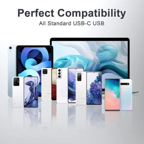 Pour Pixel 8 Câble Tressé De Charge Rapide USB Type-C Avec Longue Tête - Photo 11 sur 16