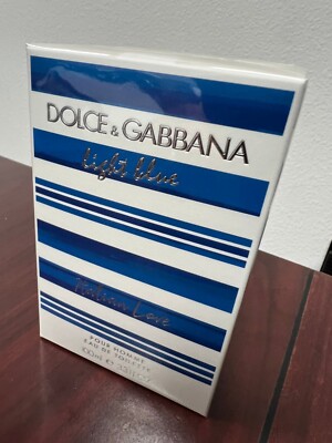 DOLCE & GABBANA LIGHT BLUE ITALIAN LOVE POUR HOMME 3.3 FL oz / 100 ML EDT Spray 