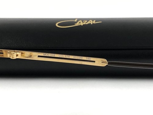 NEW VINTAGE CAZAL 648 GOLD & YELLOW TORTOISE READING FRAME 1990'S SUNGLASSES - Picture 7 of 8