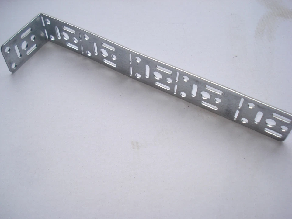 Equerre fixation acier pliable ajustable angle variable pour charpente lot de 2 - Photo 3/4