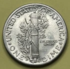 1943 D Mercury Dimes UNC FB 90% US Silver Coins - Denver - Zm