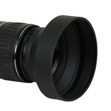55mm Soft Rubber Collapsible Lens Hood For Nikon 18-55 AF-P Lens More