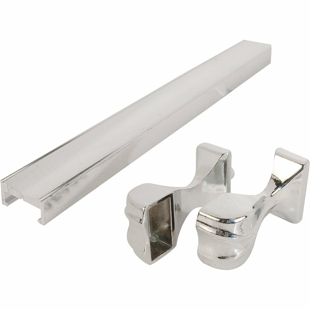 Mountable Aluminum Shower Door Towel Bar & Bracket For Shower and Tub