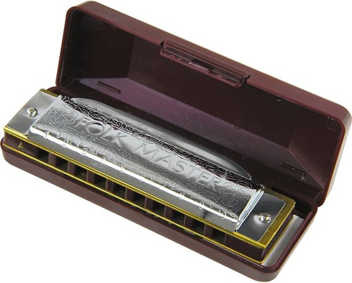 Free shipping/Unused/ SUZUKI Fire Breath MR-500 Harmonica/Blues