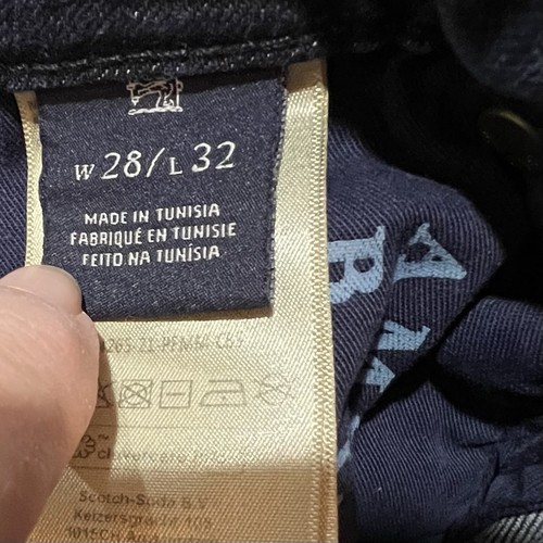 Scotch Soda Skim Jeans Mens 28 Blue Ankle Blauw Stretch 5 Pocket Amsterdam - Picture 4 of 10