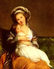 Oil Vigee Lebrun Elisabeth Louise Madame Vigee Lebrun Et Sa Fille Hand painted