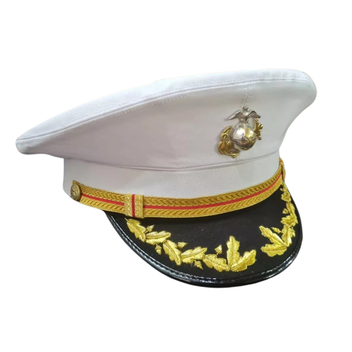 USMC Officer White Dress Hat – Field Grade US Marine Corps Officer