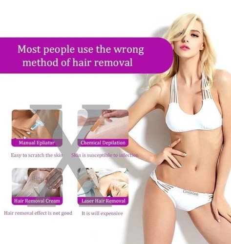 2-in-1 Epilator Women Painless Touch Facial Body Hair Removal Depilator Shaver - Picture 6 of 9