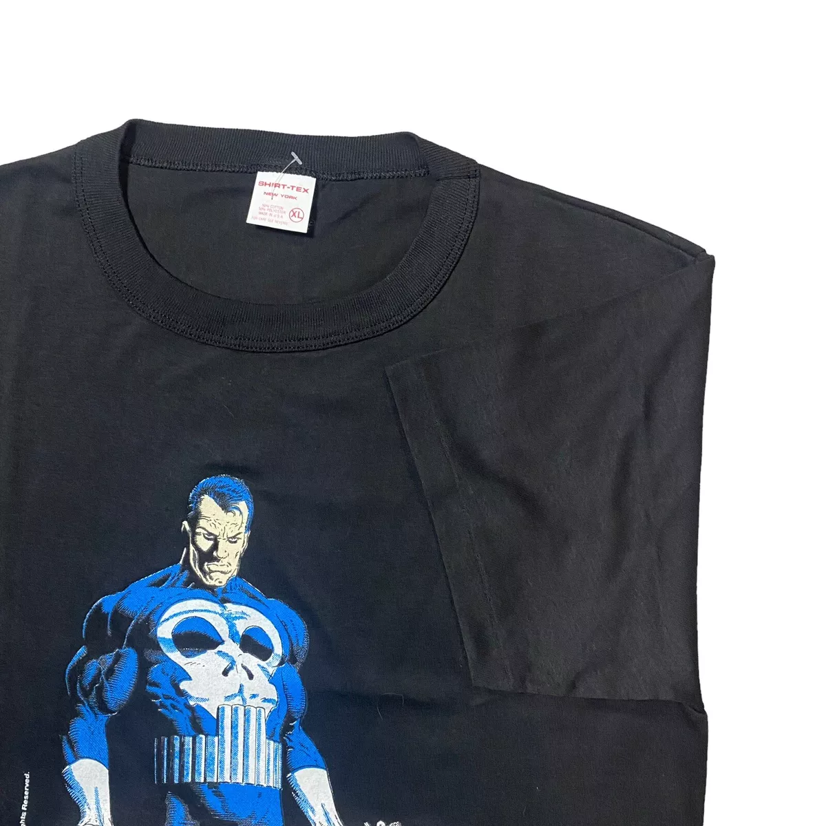 Vintage Marvel The Punisher 1989 Single Stitched 80s T-Shirt Adult Size XL