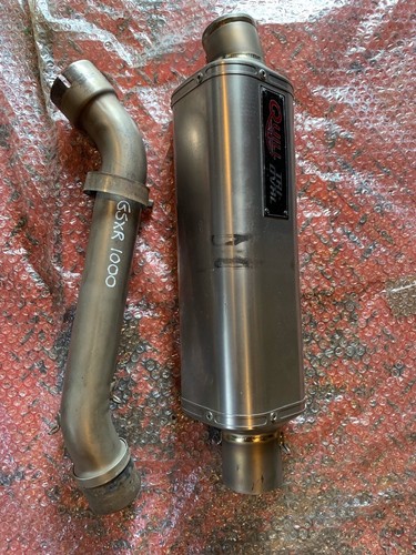 Suzuki GSXR1000 K7/K8 Quill Tri Oval Exhaust + Link Pipe - Picture 2 of 10