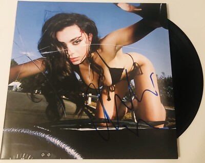 CHARLI XCX SIGNED CRASH LP VINYL RECORD ALBUM HOT SEXY SINGER