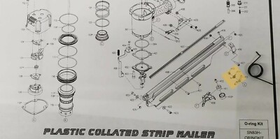 SPRING REPLACEMENT PART# 810887 FOR PNEUTOOLS SN2283H - FRAMING