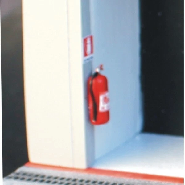 NINIVE 1Y Set x2 estintore rosso modello per diorama auto scala 1:24 - Immagine 2 di 4