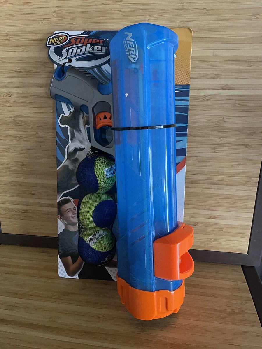 NERF Dog Super Soaker Ball Launcher NEW eBay