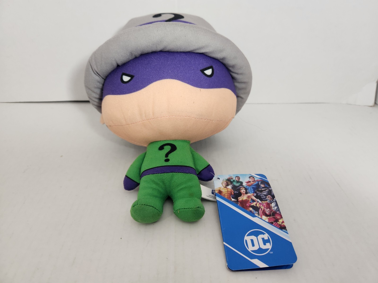 Batman The Riddler DC Comics Gotham City Villain Plush Chibi 10” New Rare Dolls