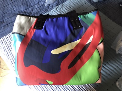 Sacai x KAWS Edition Multicolor Colorblocked Tote Large | eBay