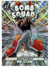 2023 Panini Donruss Baseball Mike Piazza Silver Bomb Squad 343/349, #BS8