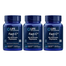 Life Extension Fast-C & Bio-Quercetin Phytosome Optimum Immune Support 60 Tablet