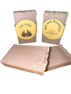 50 piece Bed and Breakfast/Lodge/Hotel Soaps Personalized wrap. Handmade soap