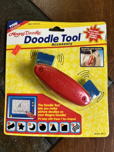 Vintage Tyco Magna Doodle Accessory set NOS Doodle Tool & Face Doodler 1996 - Picture 3 of 7