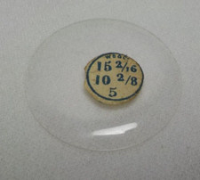 GLASS POCKET WATCH CRYSTAL HUNTER CASE SIZE 15 2/16 H 5 REPLACEMENT PART 28