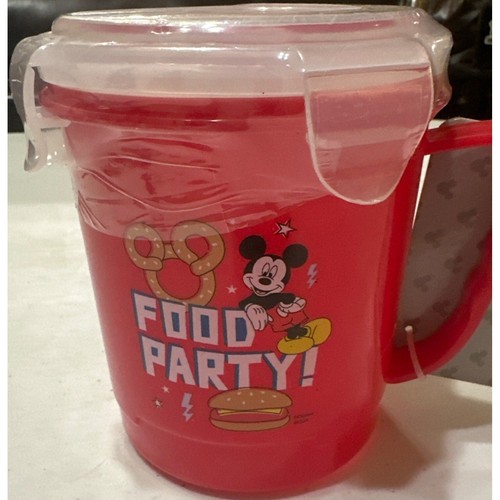 2022 Disney Mickey Mouse Heiß Kalt Lebensmittel Kunststoff Behälter mit Deckel 21 Unzen (NEU) - Bild 2 von 11