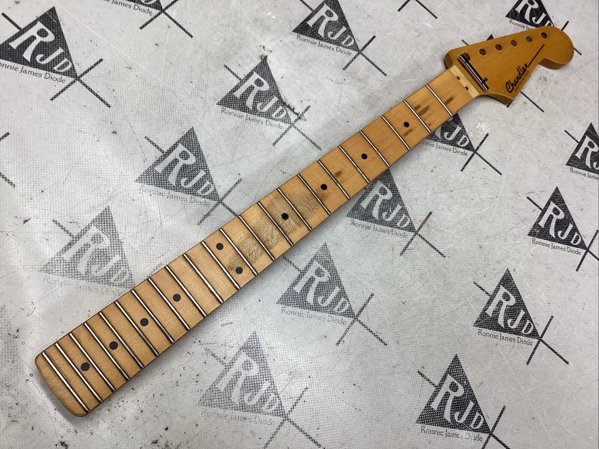 80's Chandler Electric Guitar Neck Strat Locking Maple