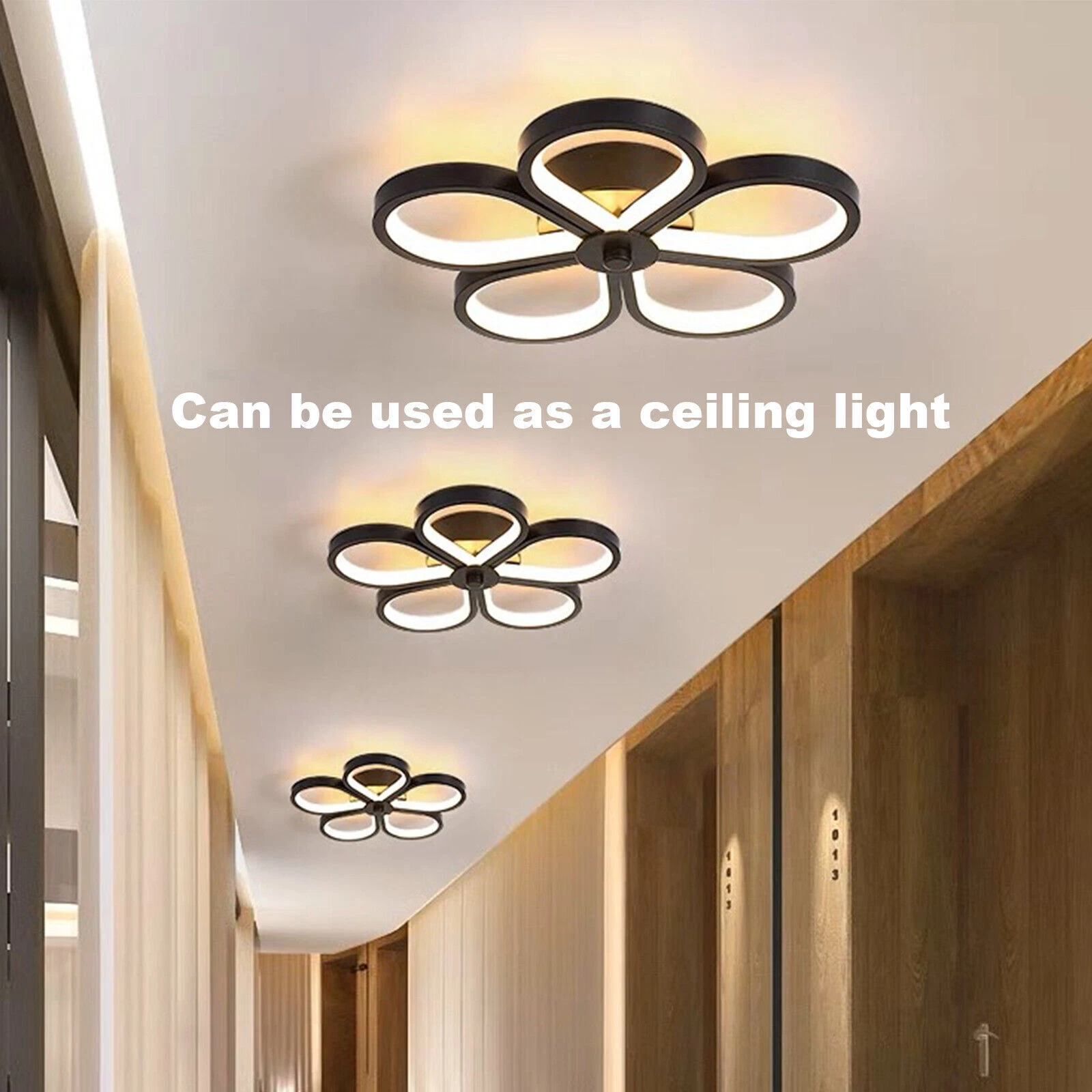Bedroom LED Ceiling Lights Chic Chandelier Dimmable Modern Living Room Light uk - Picture 11 of 14