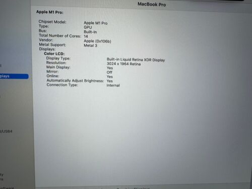 ⭐Apple MacBook Pro 2021 14" M1 Pro/ 1TB SSD/ 16GB RAM/ A2442 / 209 Cycles⭐ - Picture 6 of 8