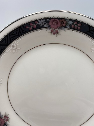 4 Vtg Noritake Etienne Porcelain 6.5” Bread & Butter Plates, #7260, Japan, MINT - Picture 2 of 7