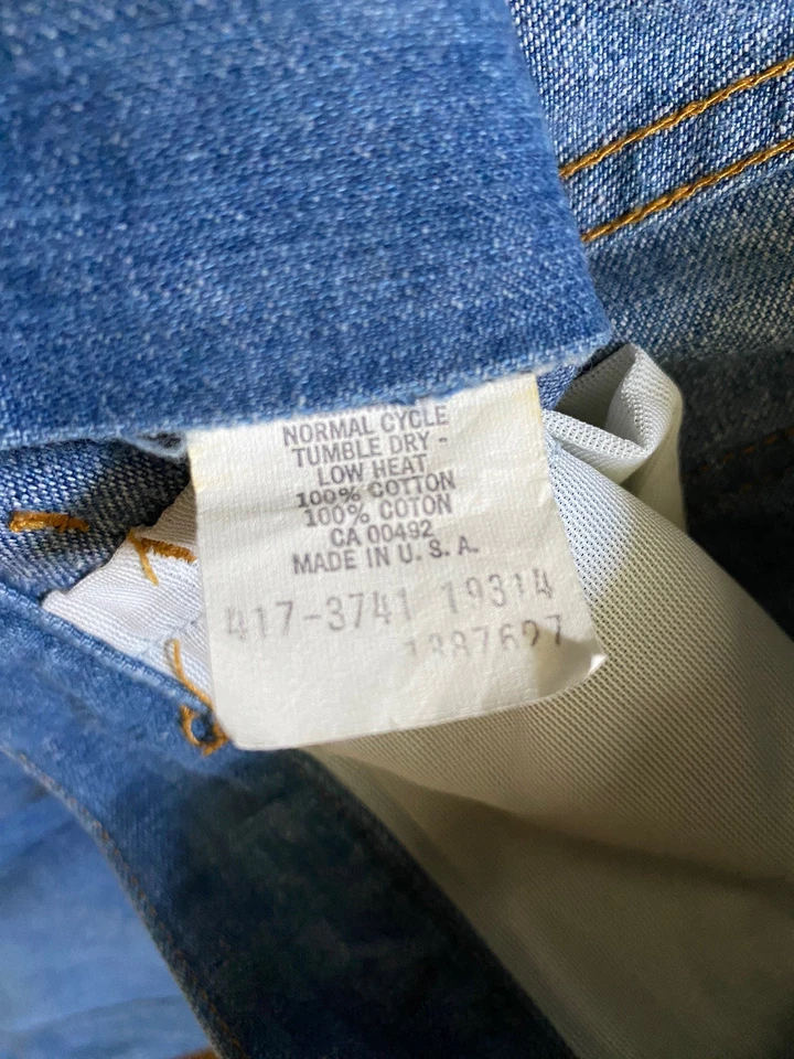 Jeans Lee Bootcut/campana vintage años 70 hechos en EE. UU. Foto 3 de 4