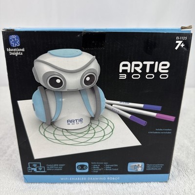 New in box-Artie 3000 WiFi-Enabled Drawing Robot with 4 Markers